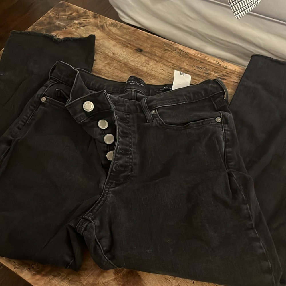Banana republic mid rise jeans cropped
